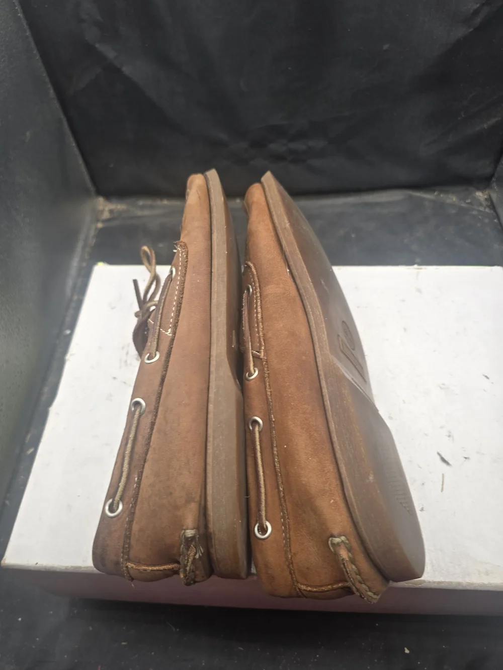 Timberland Men’s Tan/Brown Leather Boat Shoes